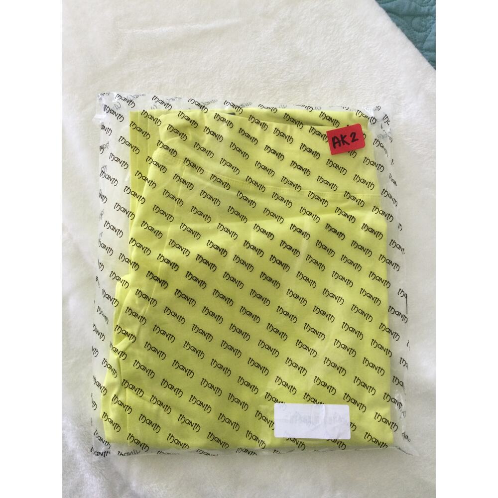 THANTH Womens Capri Yoga Lounge Pants XL Yellow NEW